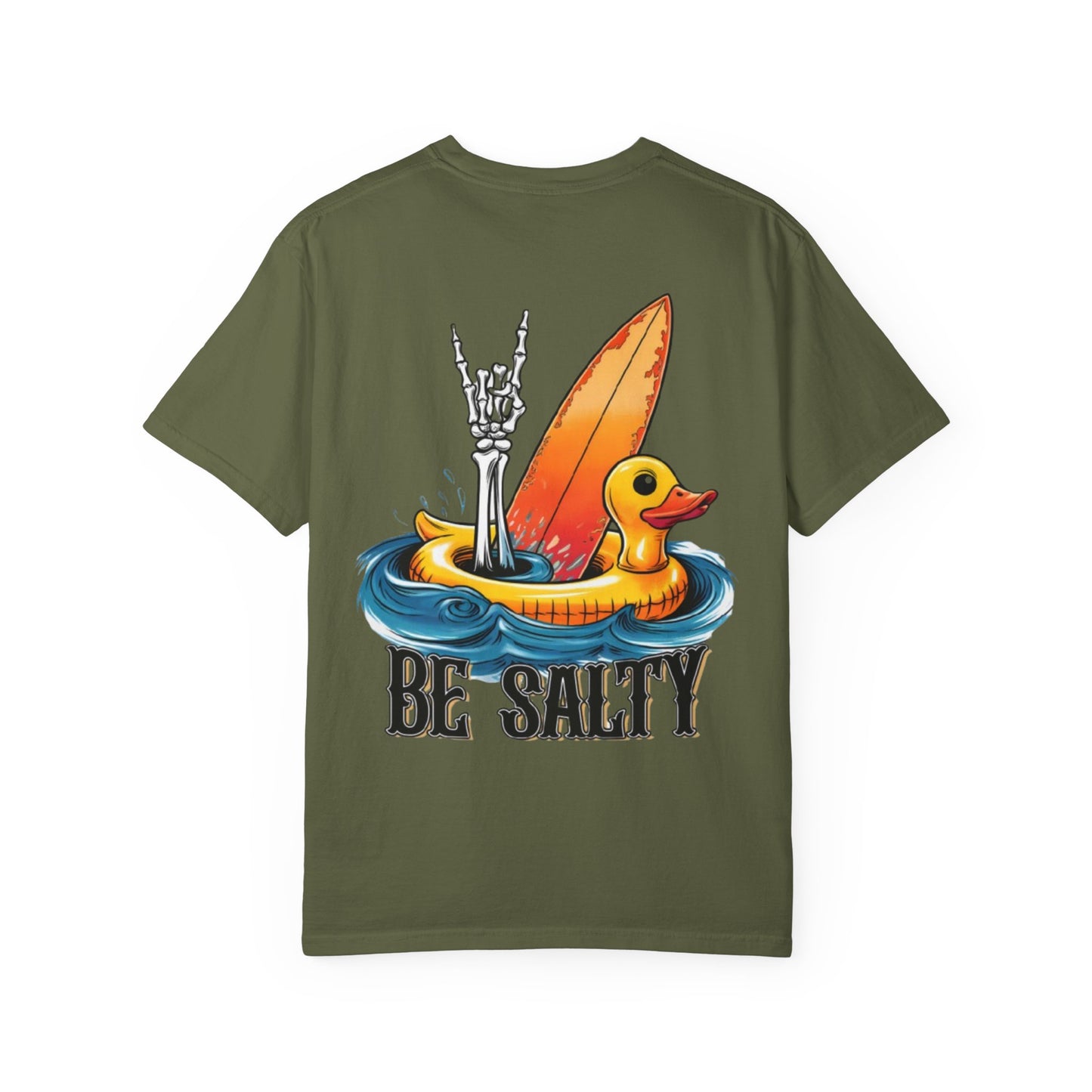 Be Salty Surf Duck T-Shirt — Surfing Rubber Duck Graphic Tee