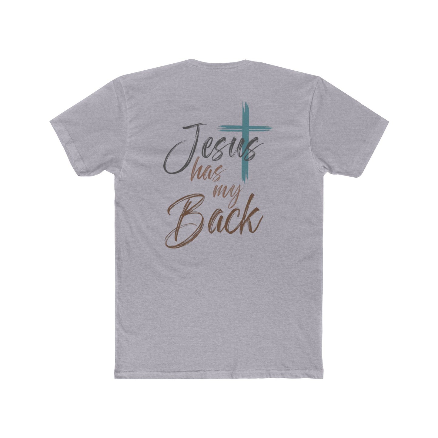 Jesus Has My Back T‑Shirt — Faith Christian Tee with Cross