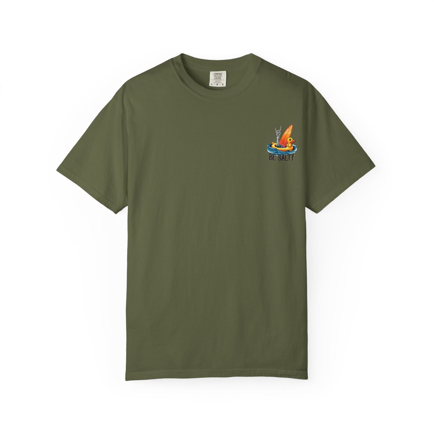Be Salty Surf Duck T-Shirt — Surfing Rubber Duck Graphic Tee