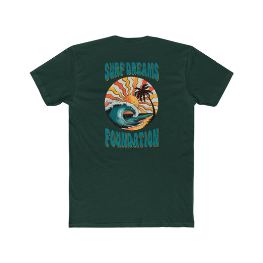 Surf Dreams Foundation T-Shirt — Vintage Wave & Palm Crew Tee