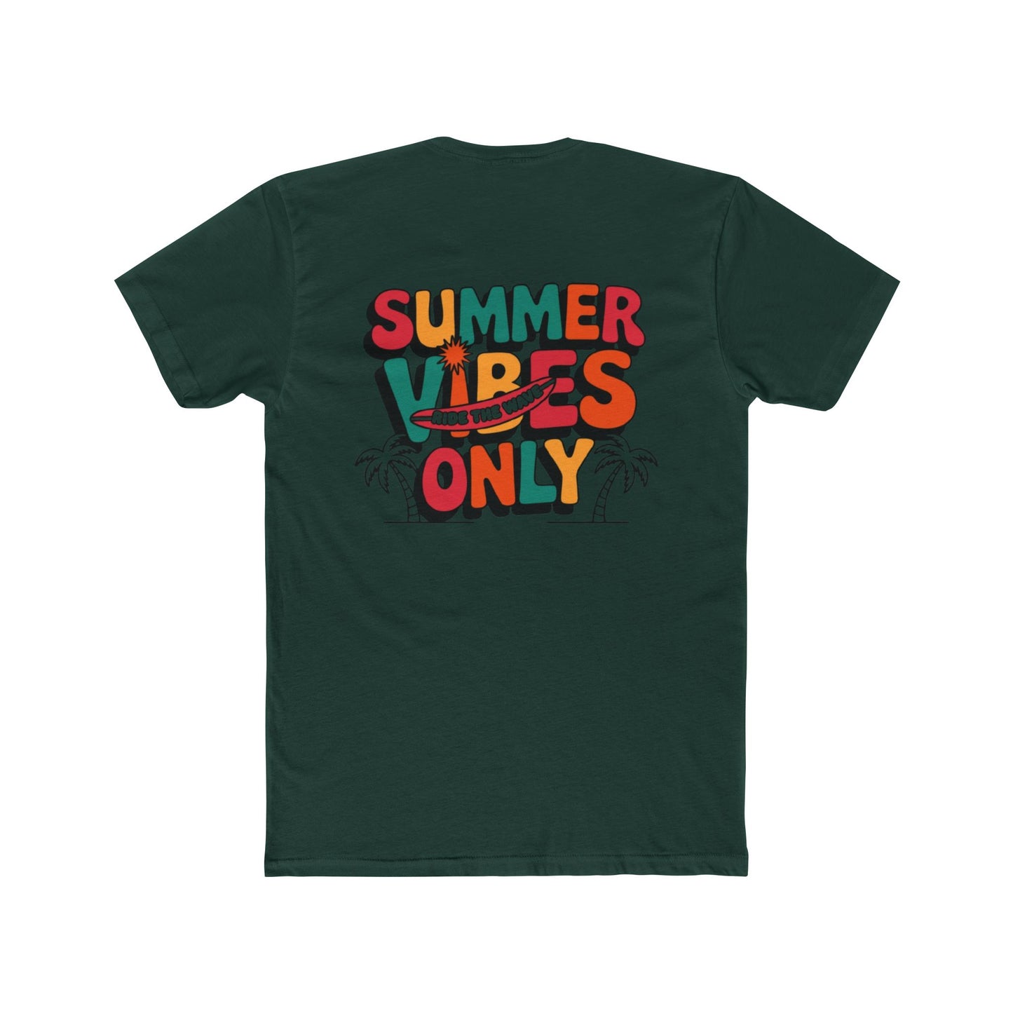 Summer Vibes Only T-Shirt — Retro Surf Graphic Tee