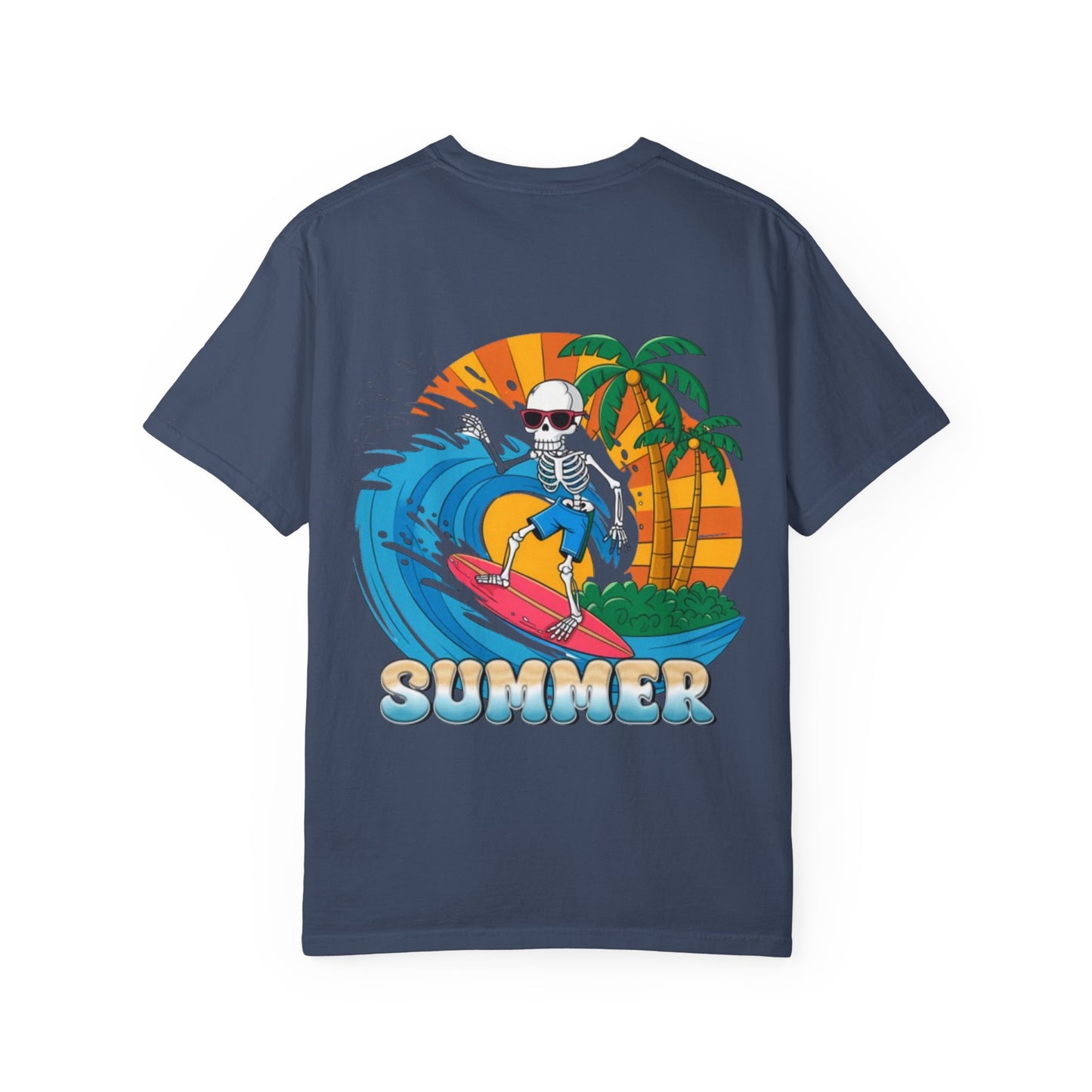 Surfing Skeleton Summer T-Shirt