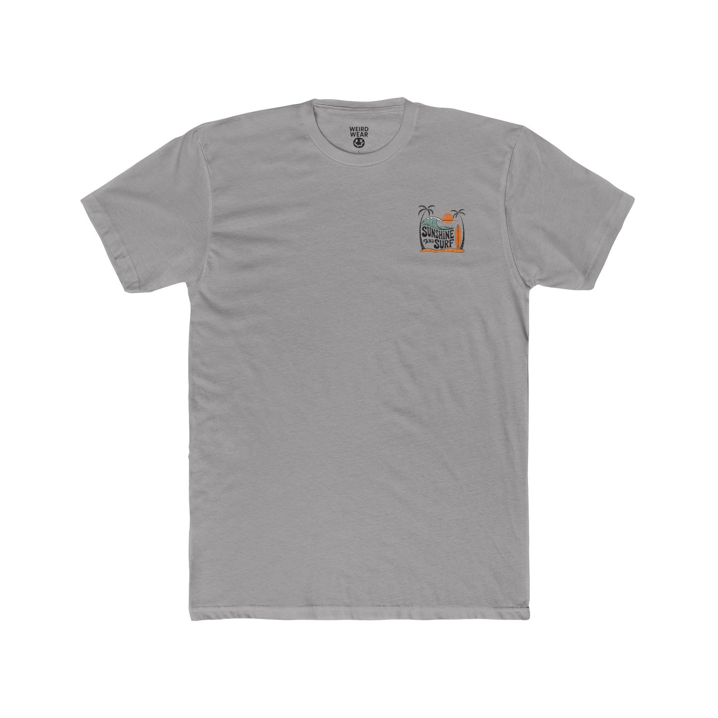 Sunshine and Surf T-Shirt — Retro Surf Graphic Crew Tee