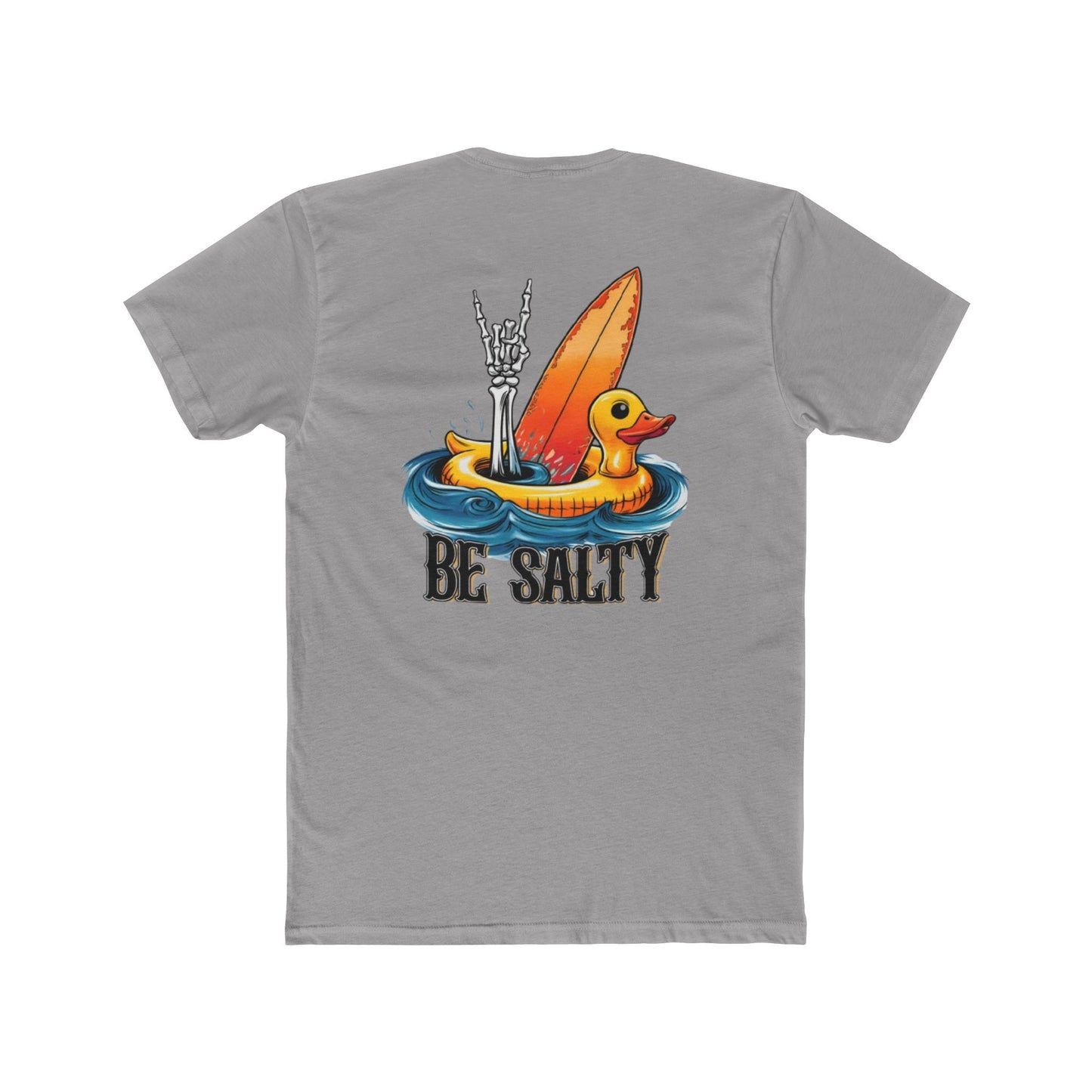Be Salty Surf Tee — Retro Rubber Duck Surfboard Graphic T-Shirt
