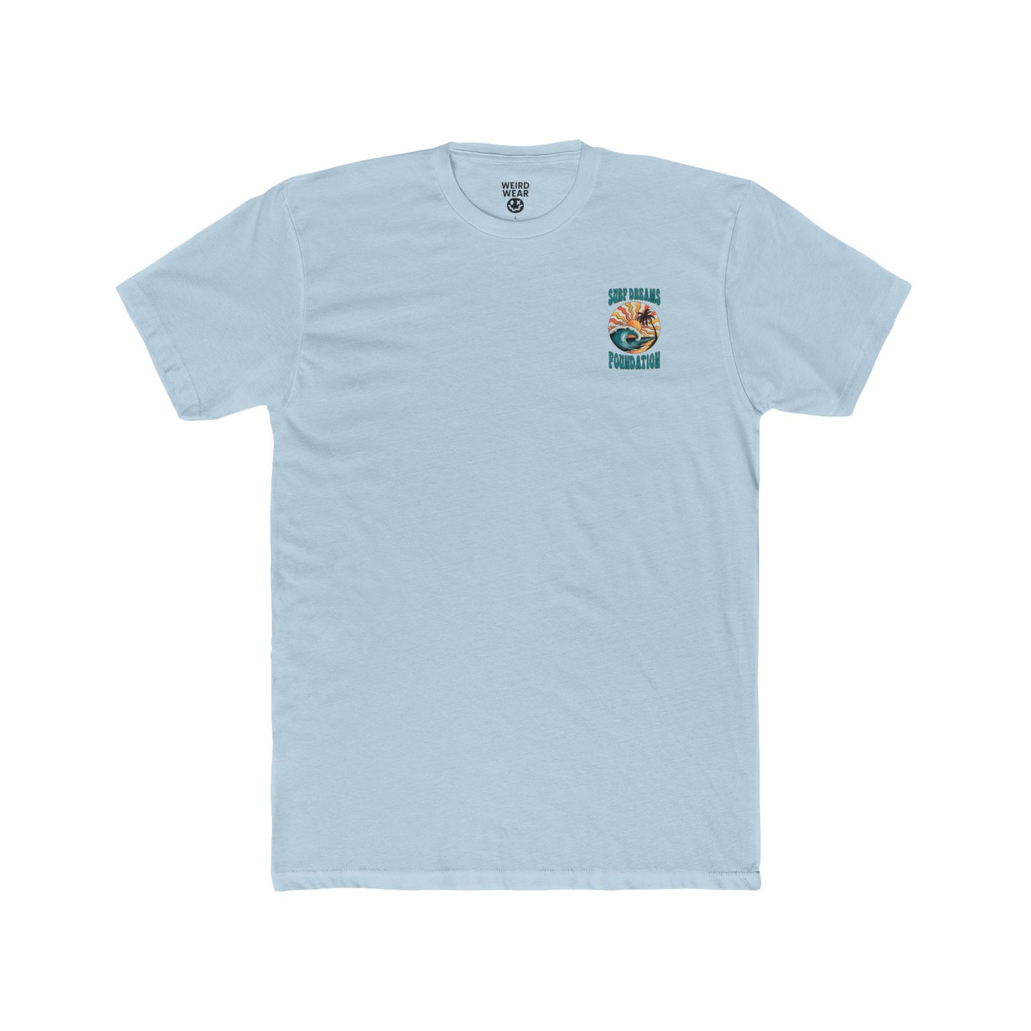 Surf Dreams Foundation T-Shirt — Vintage Wave & Palm Crew Tee