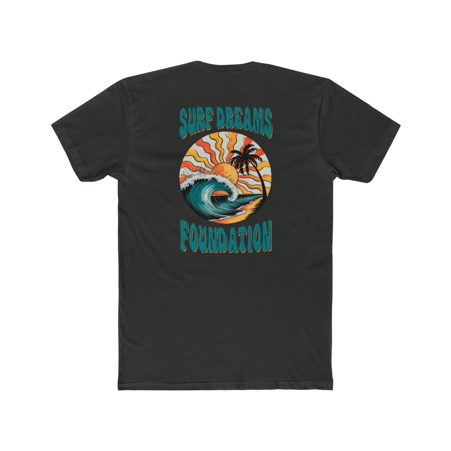 Surf Dreams Foundation T-Shirt — Vintage Wave & Palm Crew Tee