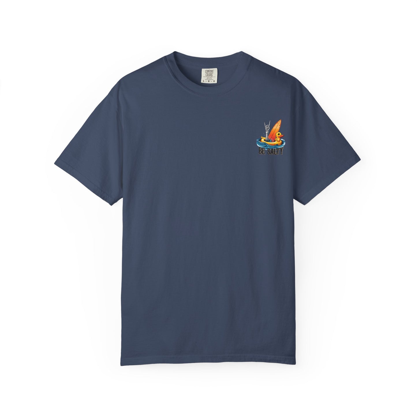 Be Salty Surf Duck T-Shirt — Surfing Rubber Duck Graphic Tee