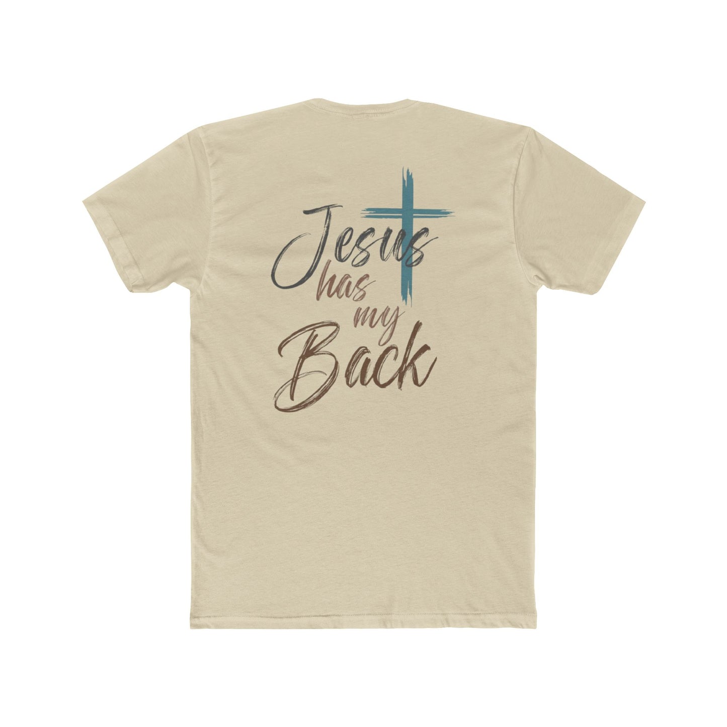 Jesus Has My Back T‑Shirt — Faith Christian Tee with Cross
