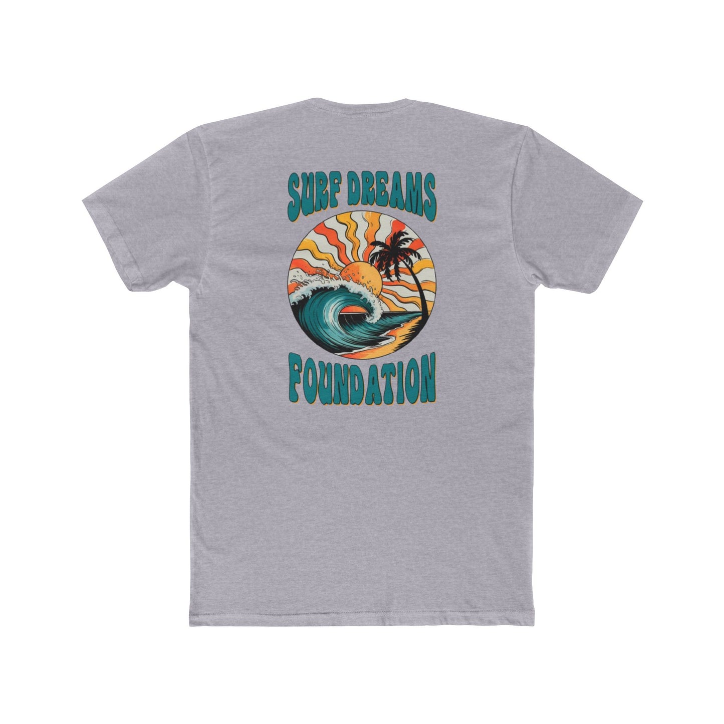 Surf Dreams Foundation T-Shirt — Vintage Wave & Palm Crew Tee