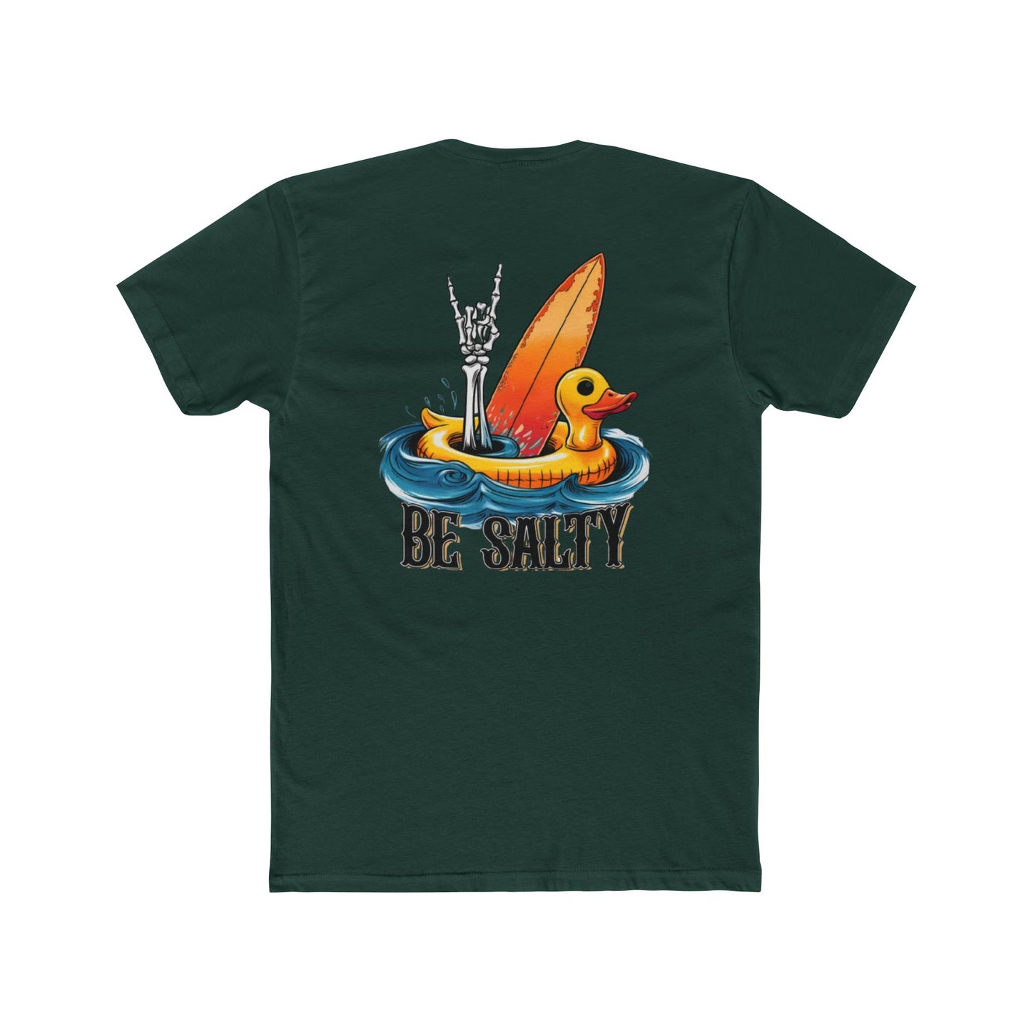 Be Salty Surf Tee — Retro Rubber Duck Surfboard Graphic T-Shirt