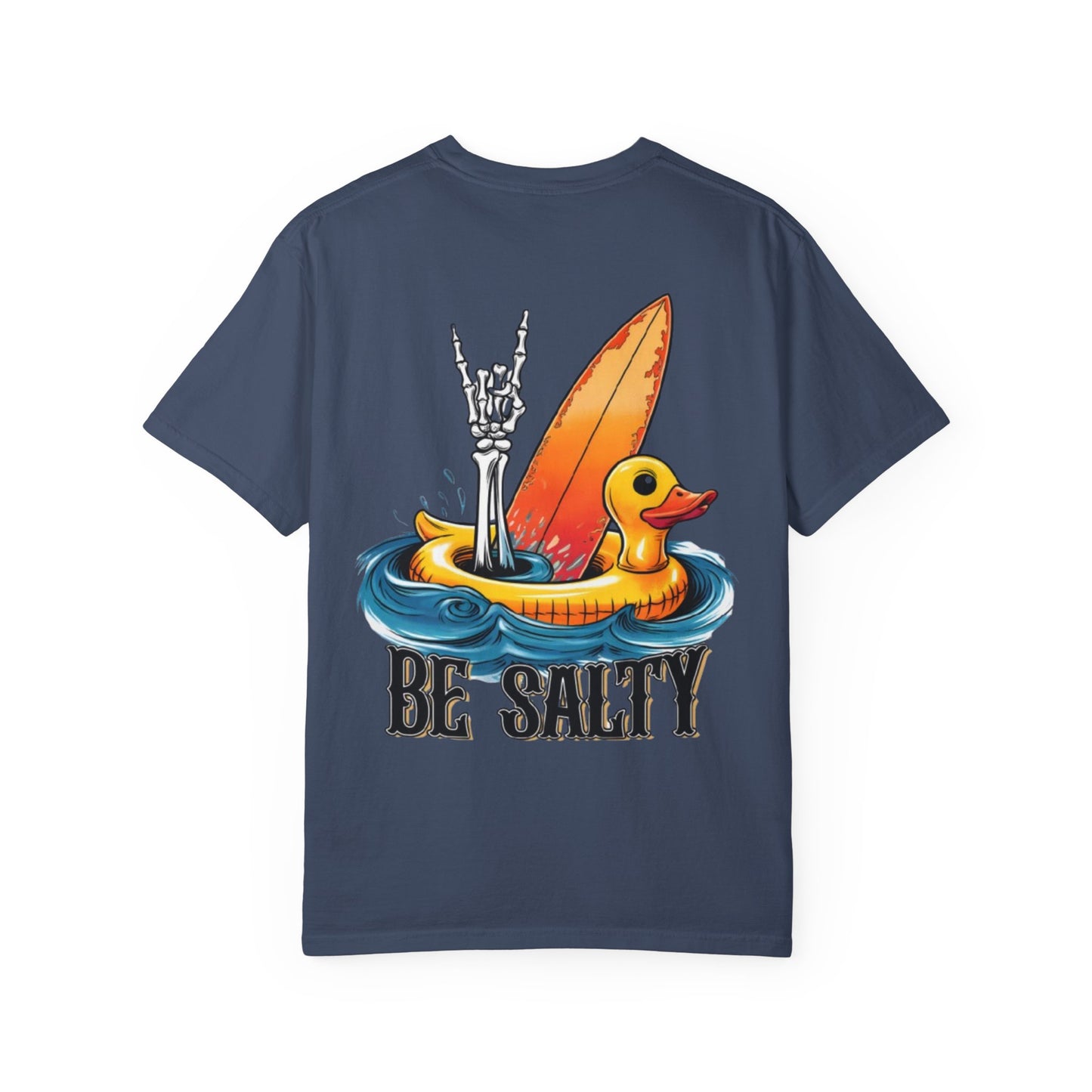 Be Salty Surf Duck T-Shirt — Surfing Rubber Duck Graphic Tee