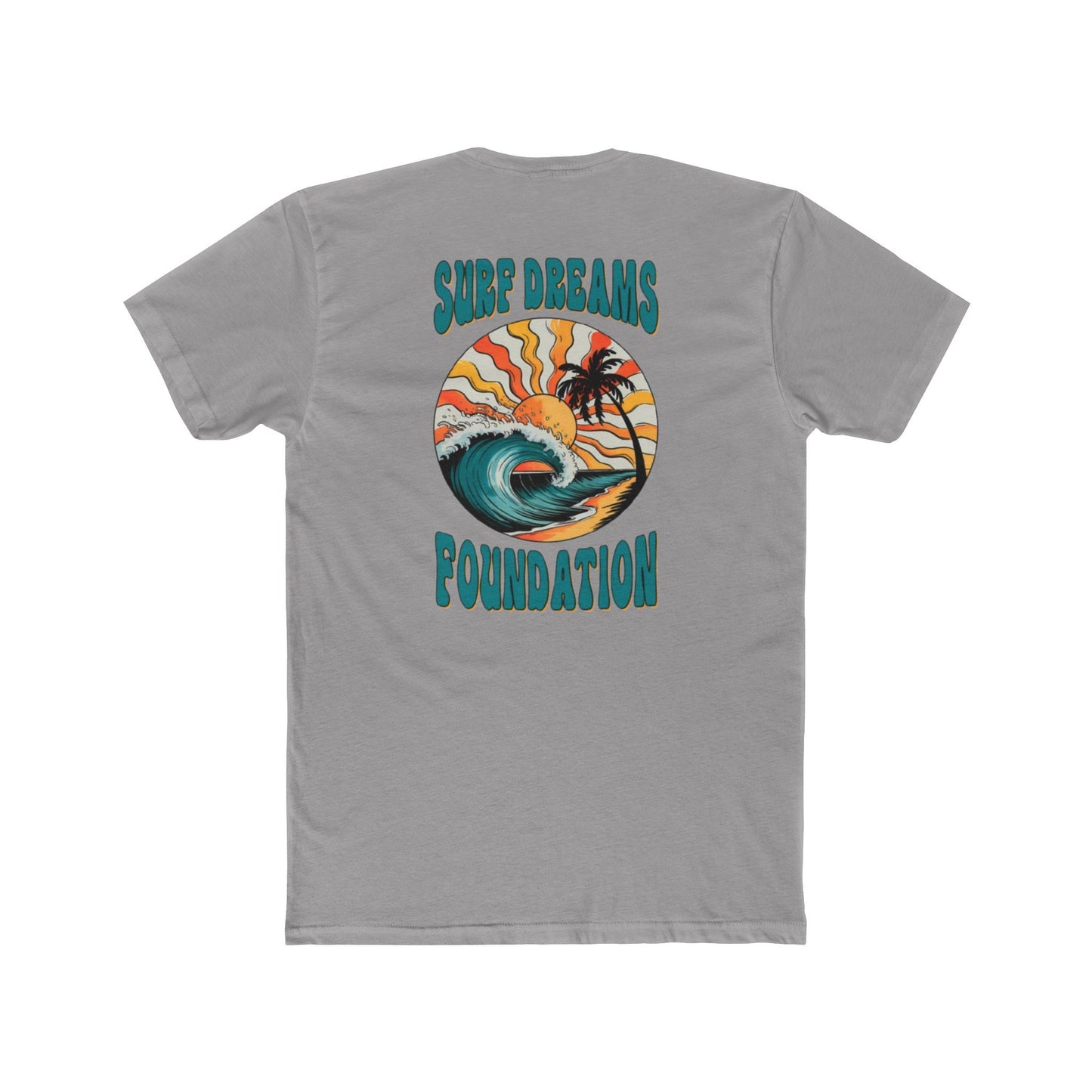 Surf Dreams Foundation T-Shirt — Vintage Wave & Palm Crew Tee