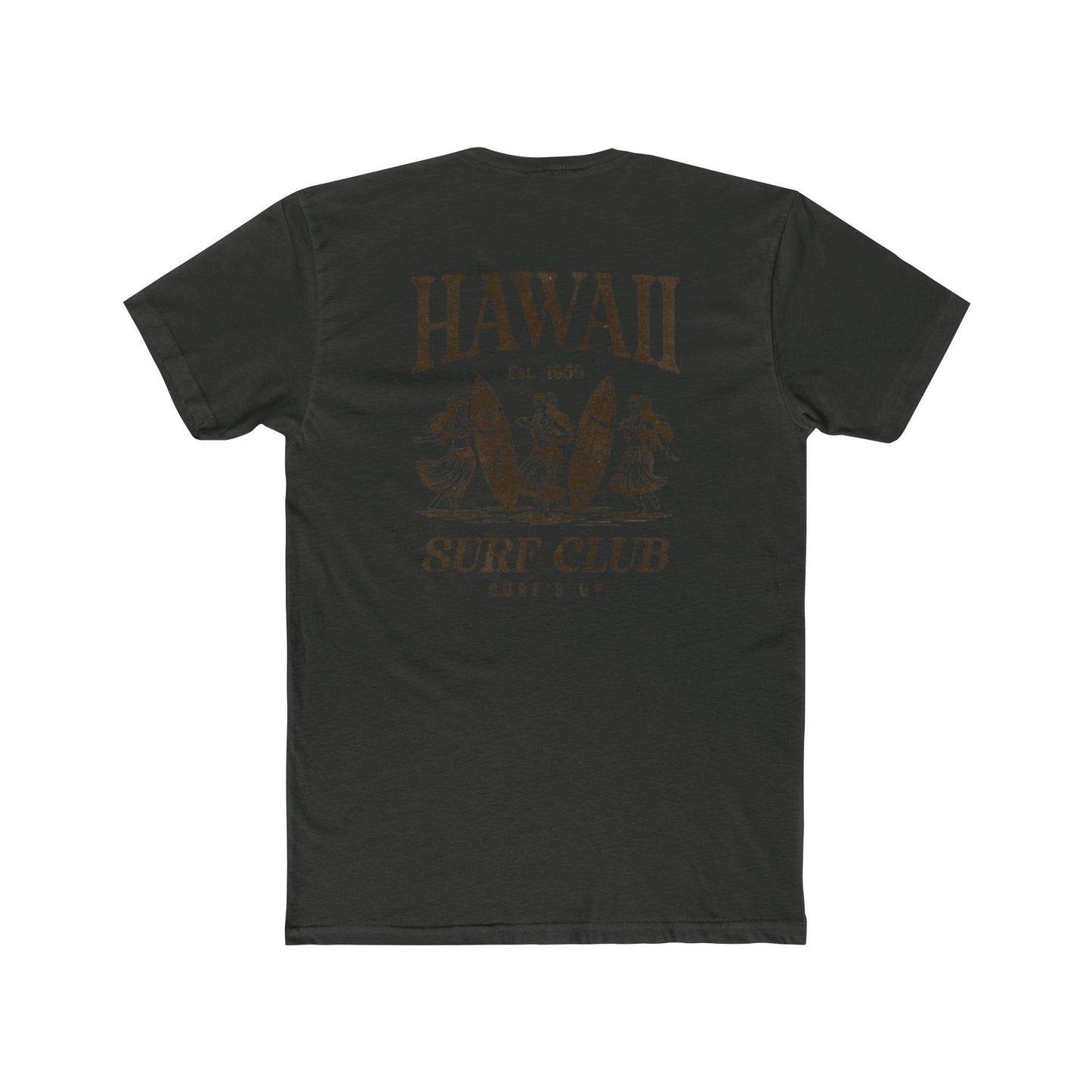 Hawaii Surf Club Graphic Tee — Vintage Surfing T-Shirt ("Surf's Up")