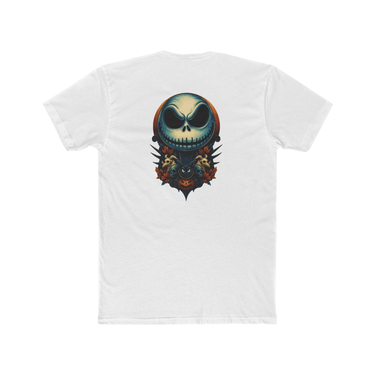 Nightmare Skull Tee — Gothic Jack Skellington Graphic T-Shirt