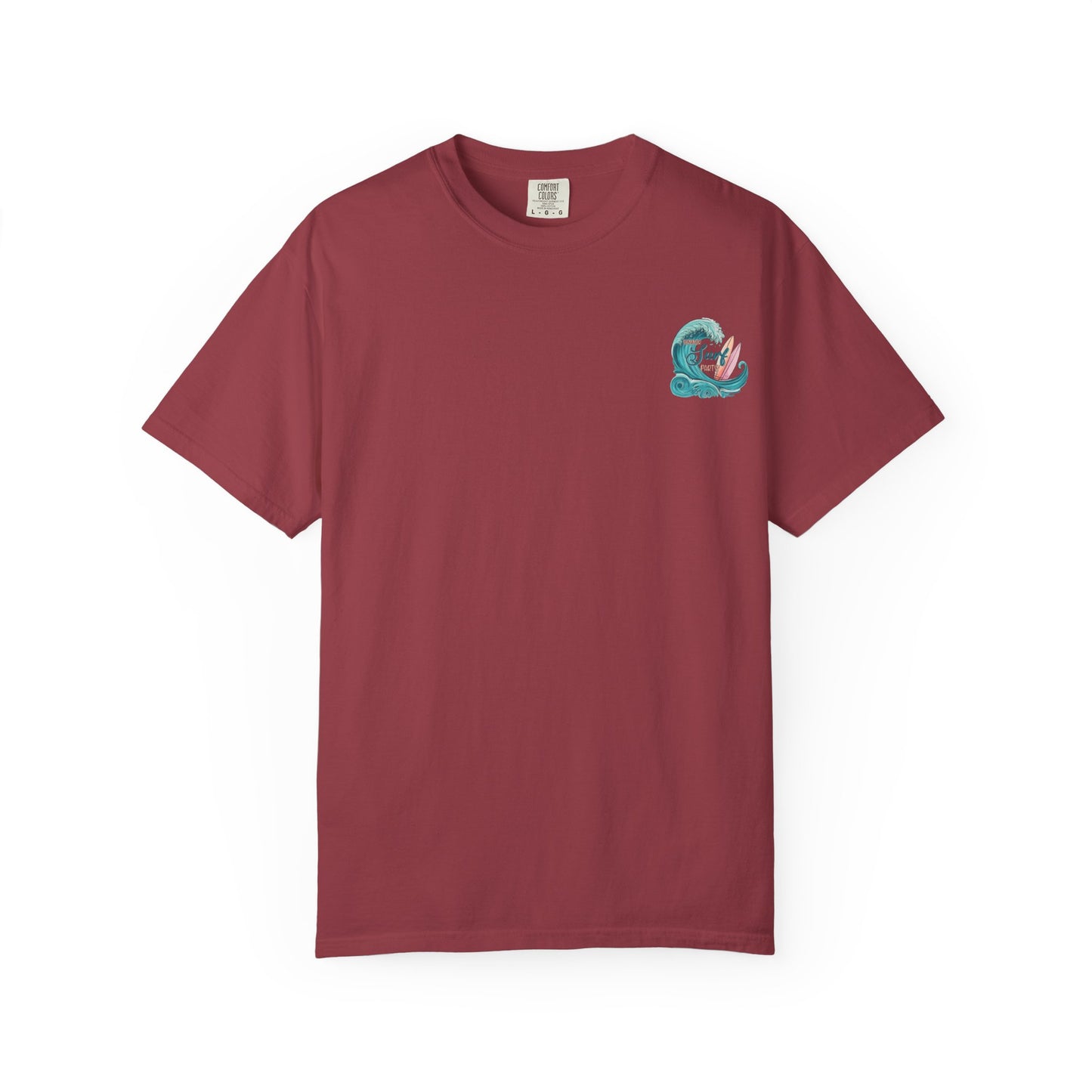 Surf Party T‑Shirt — Retro Wave & Surfboards Beach Tee