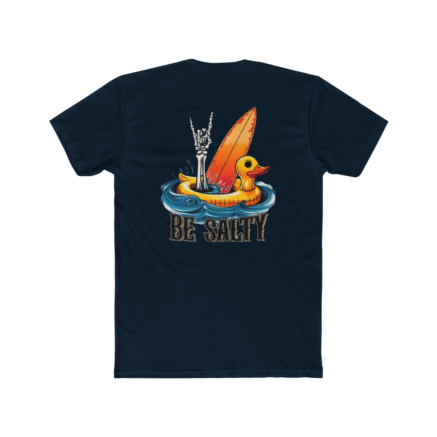 Be Salty Surf Tee — Retro Rubber Duck Surfboard Graphic T-Shirt