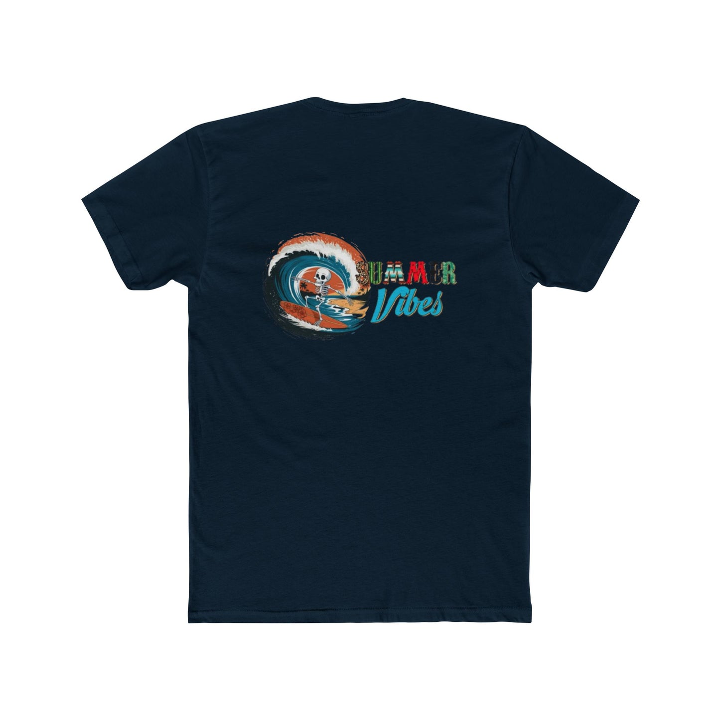 Summer Vibes Tee — Retro Surf Wave Graphic T-Shirt