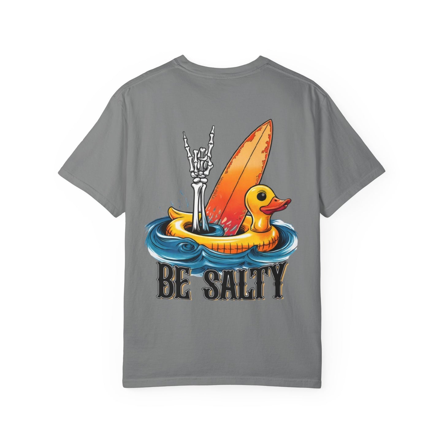 Be Salty Surf Duck T-Shirt — Surfing Rubber Duck Graphic Tee