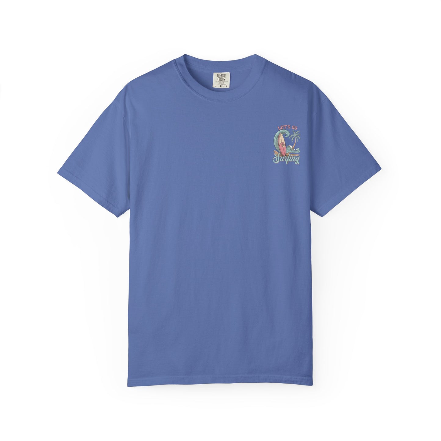 Surf Vibes T-Shirt — "Let's Go Surfing" Beach Graphic
