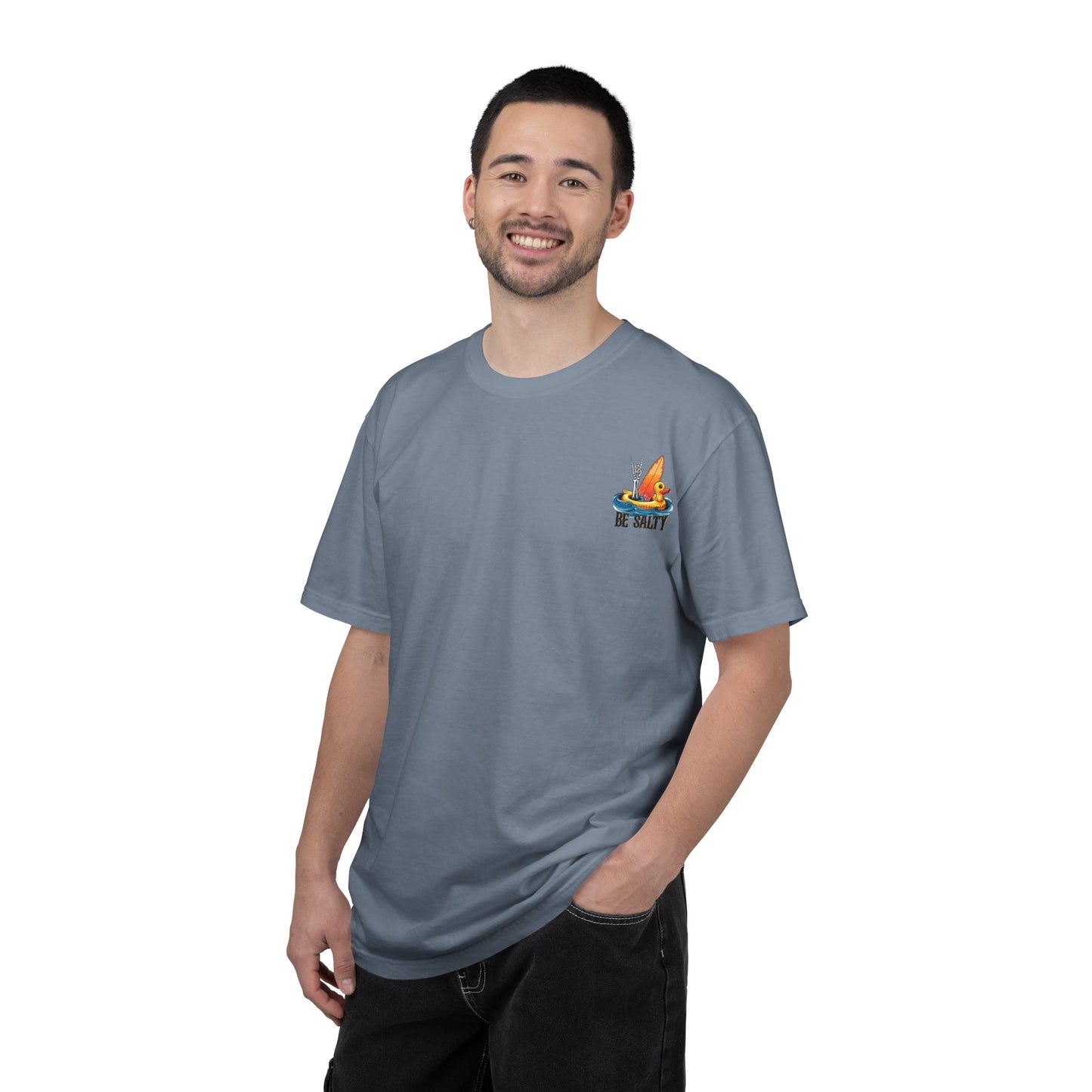 Be Salty Surf Duck T-Shirt — Surfing Rubber Duck Graphic Tee