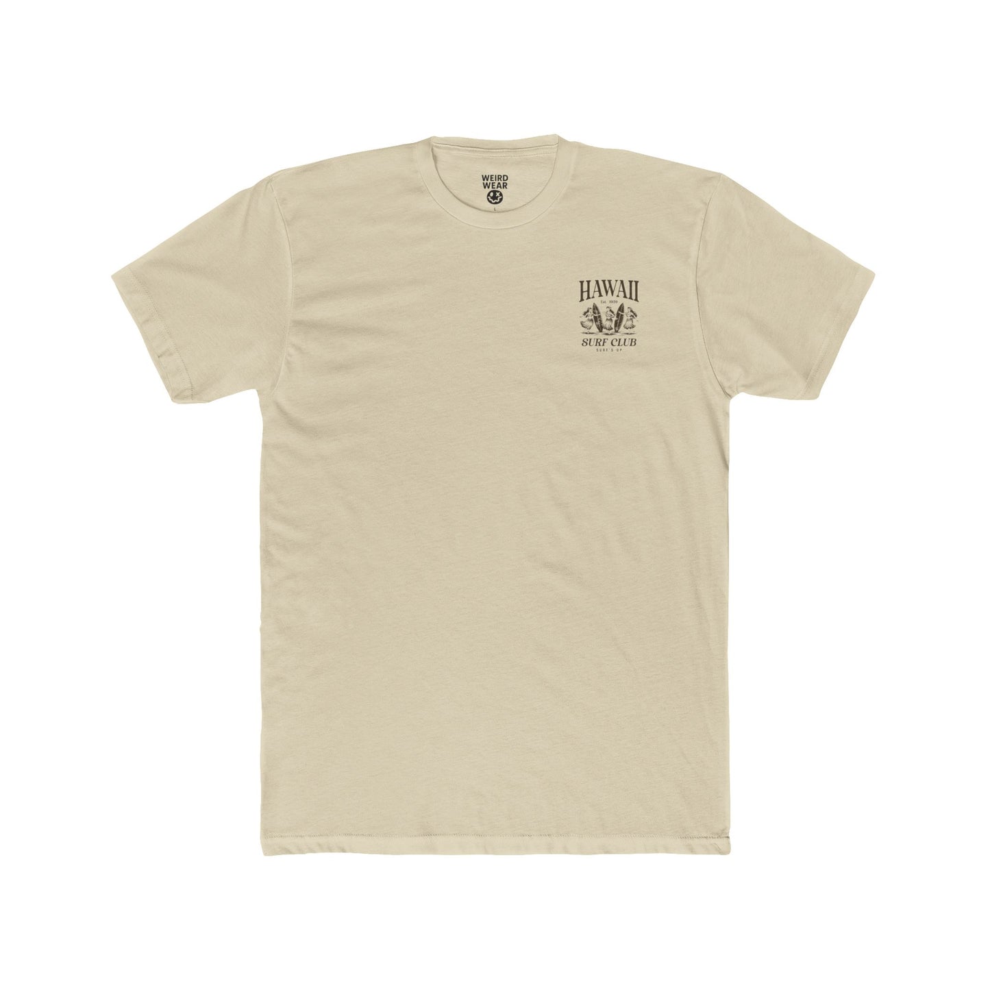 Hawaii Surf Club Graphic Tee — Vintage Surfing T-Shirt ("Surf's Up")