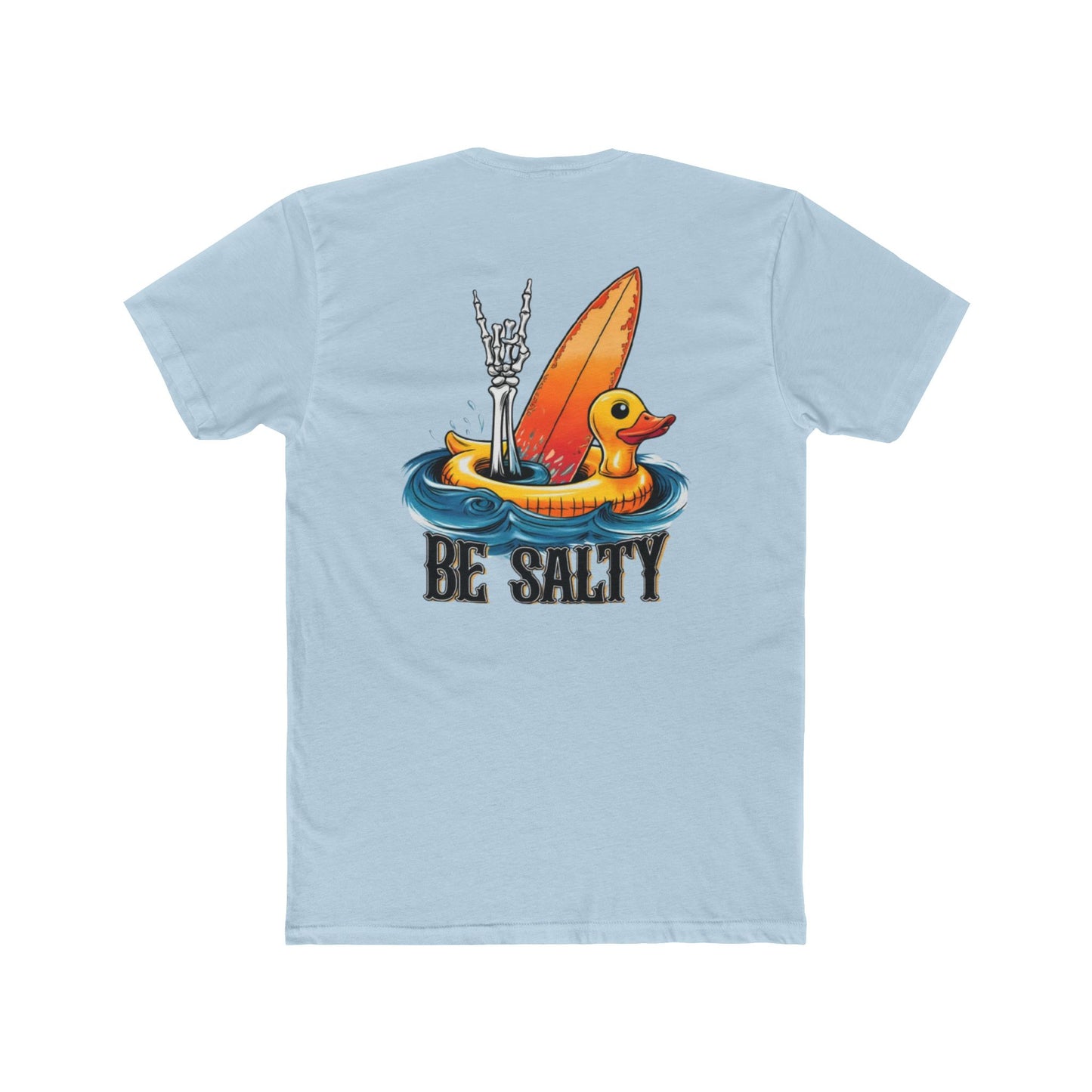 Be Salty Surf Tee — Retro Rubber Duck Surfboard Graphic T-Shirt