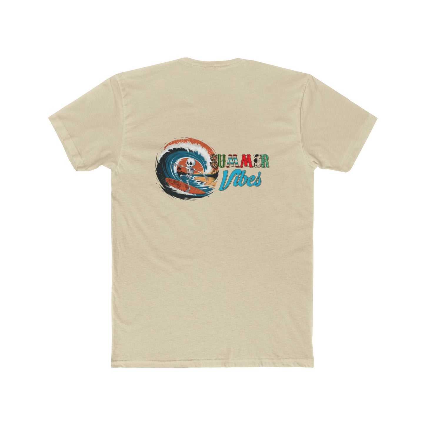 Summer Vibes Tee — Retro Surf Wave Graphic T-Shirt