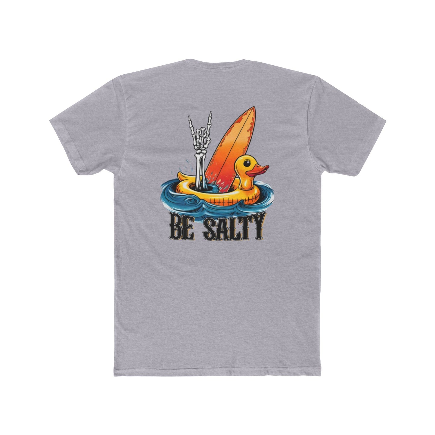 Be Salty Surf Tee — Retro Rubber Duck Surfboard Graphic T-Shirt